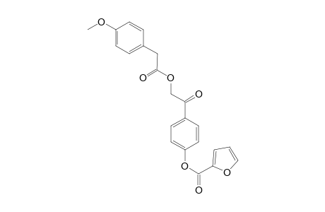 4-(2-{[(4-methoxyphenyl)acetyl]oxy}acetyl)phenyl 2-furoate