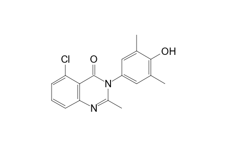 5-chloro-3-(4-hydroxy-3,5-xylyl)-2-methyl-4(3H)-quinazolinone