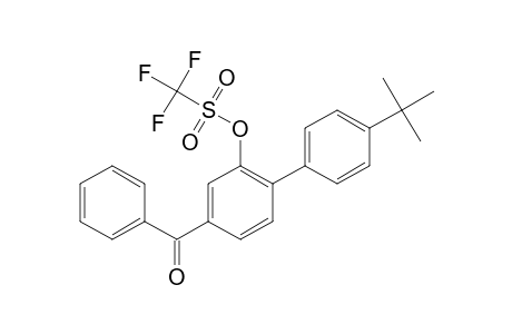 4-Benzoyl-4'-tert-butylbiphenyl-2-yl Trifluoromethanesulfonate