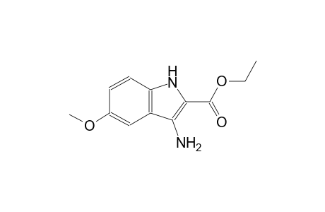 1H-indole-2-carboxylic acid, 3-amino-5-methoxy-, ethyl ester