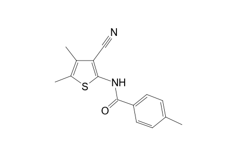 N-(3-Cyano-4,5-dimethyl-2-thienyl)-4-methylbenzamide