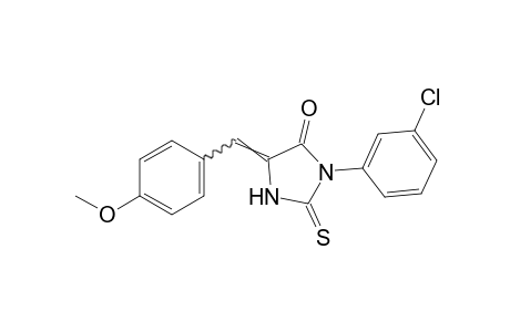 3-(m-chlorophenyl)-5-(p-methoxybenzylidene)-2-thiohydantoin