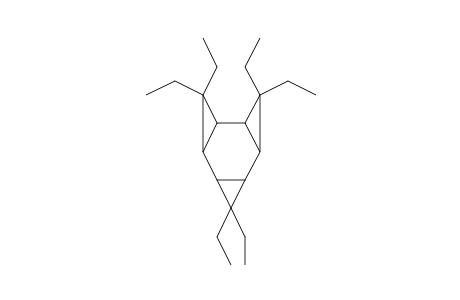 3,3,6,6,9,9-hexaethyl-trans-tetracyclo[6.1.0.0 2,4. 0 5,7] nonane