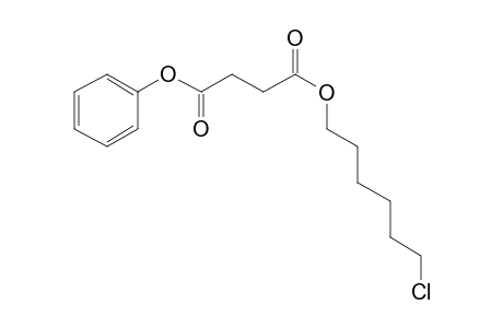 Succinic acid, phenyl 6-chlorohexyl ester