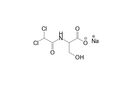 dl-N-(Dichloroacetyl)serine, sodium salt