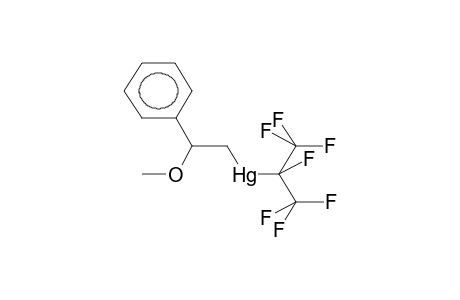 2-PHENYL-2-METHOXYETHYLHEPTAFLUOROISOPROPYLMERCURY