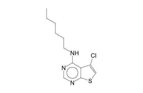 Thieno[2,3-d]pyrimidin-4-amine, 5-chloro-N-hexyl-