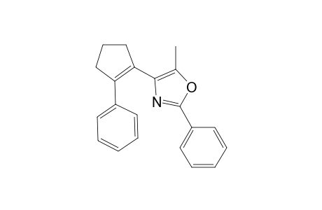 5-Methyl-2-phenyl-4-(2-phenylcyclopent-1-en-1-yl)-1,3-oxazole