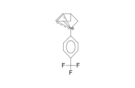 2-P-Trifluoromethyl-phenyl-5-norbornen-2-yl cation