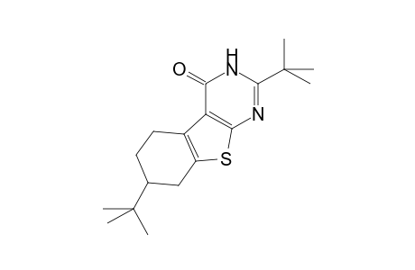 2,7-Di-tert-butyl-5,6,7,8-tetrahydro-3H-benzo[4,5]thieno[2,3-d]pyrimidin-4-one