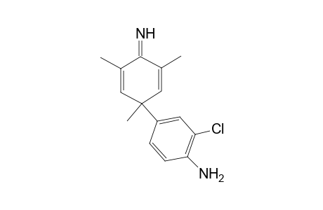 4-(4-Amino-3-chlorophenyl)-2,4,6-trimethylcyclohexa-2,5-dienimine