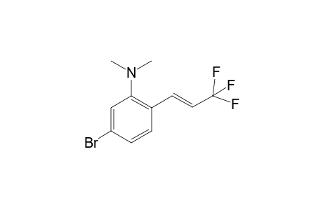 (E)-5-Bromo-N,N-dimethyl-2-(3,3,3-trifluoroprop-1-enyl)aniline