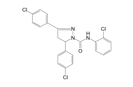 3,5-bis(p-chlorophenyl)-2'-chloro-2-pyrazoline-1-carboxanilide