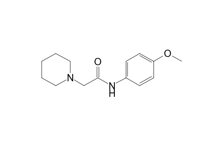 1-piperidineacet-p-anisidide