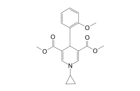 1-Cyclopropyl-4-(2-methoxy-phenyl)-1,4-dihydro-pyridine-3,5-dicarboxylic acid dimethyl ester
