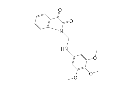 1-[(3,4,5-trimethoxyanilino)methyl]indole-2,3-dione