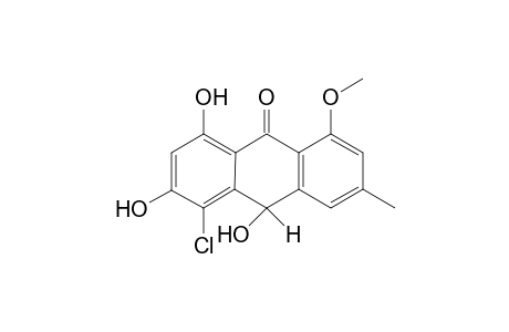 5-CHLORO-6,8,10-TRIHYDROXY-1-METHOXY-3-METHYL-9(10H)-ANTHRACENONE