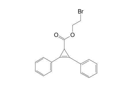 2-Cyclopropene-1-carboxylic acid, 2,3-diphenyl-, 2-bromoethyl ester