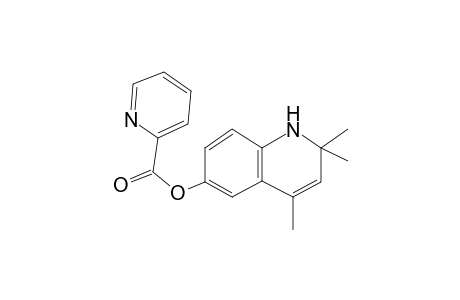 2-Pyridinecarboxylic acid, 1,2-dihydro-2,2,4-trimethyl-6-quinolinyl ester