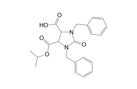 1,3-Dibenzyl-2-oxo-5-propan-2-yloxycarbonylimidazolidine-4-carboxylic acid