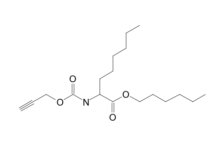 2-Aminocaprylic acid, N-propargyloxycarbonyl-, hexyl ester