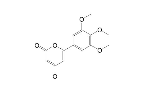 4-Hydroxy-6-(3,4,5-trimethoxyphenyl)-2-pyranone