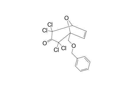 1-BENZYLOXYMETHYL-2,2,4,4,-TETRACHLORO-8-OXABICYCLO-[3.2.1]-OCT-6-EN-3-ONE