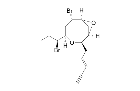 3,8-Dioxabicyclo[5.1.1]nonane, 6-bromo-4-(1-bromopropyl)-2-(2-penten-1-ynyl)-, [1S-[1.alpha.,2.beta.(E),4.alpha.(R*),6.alpha.,7.alpha.]]-