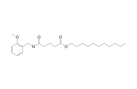 Glutaric acid, monoamide, N-(2-methoxybenzyl)-, undecyl ester