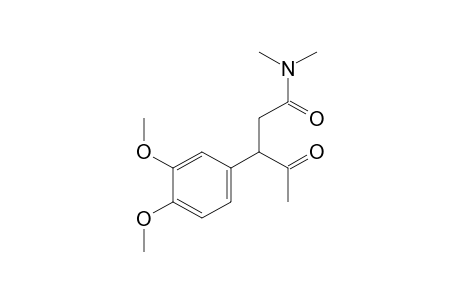 beta-acetyl-3,4-dimethoxy-N,N-dimethylhydrocinnamamide