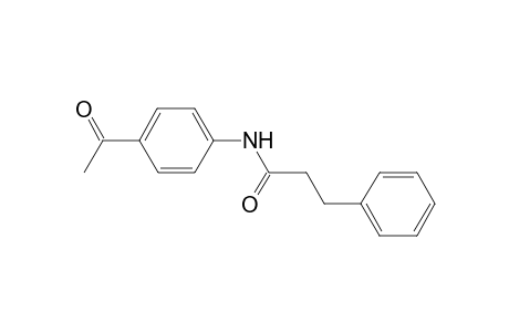 N-(4-Acetylphenyl)-3-phenylpropanamide