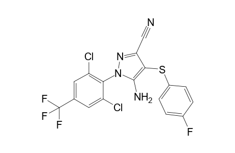 3-Cyano-5-amino-4-[(4-fluorophenyl)thio]-1-[2,6-dichloro-4-(trifluoromethyl)phenyl]pyrazole