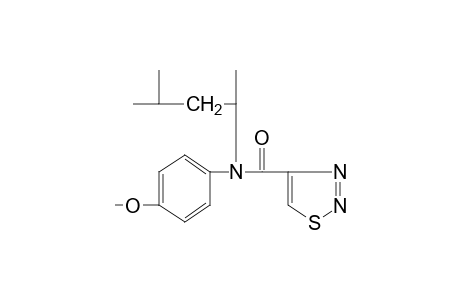 N-(1,3-dimethylbutyl)-1,2,3-thiadiazole-4-carbox-p-anisidide