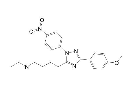 3-(4-Methoxyphenyl)-1-(4-nitrophenyl)-5-[N-(4-ethylamino)butyl]1,2,4-triazole