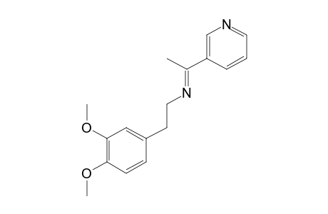 3,4-dimethoxy-N-[1-(3-pyridyl)ethylidene]phenethylamine