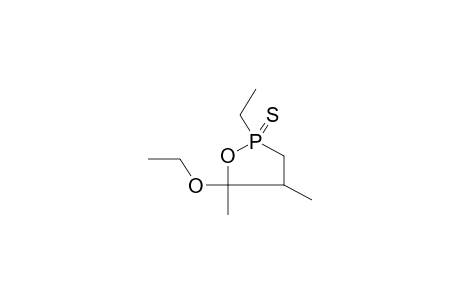 2-ETHYL-2-THIONO-4,5-DIMETHYL-5-ETHOXY-1,2-OXAPHOSPHOLANE