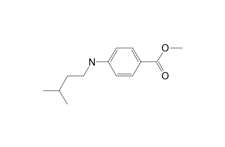 Benzoic acid, 4-(3-methylbutyl)amino-, methyl ester