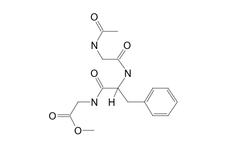 n-Acetylglycylphenylalanylglycine Methyl Ester