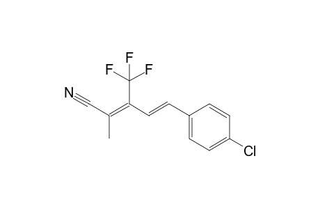 (2Z,4E)-5-(4-chlorophenyl)-2-methyl-3-(trifluoromethyl)penta-2,4-dienenitrile