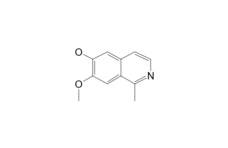 Isoquinolin-6-ol, 7-methoxy-1-methyl-