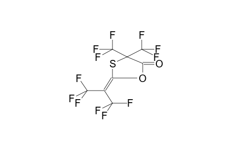 2-BIS(TRIFLUOROMETHYL)METHYLENE-4,4-BIS(TRIFLUOROMETHYL)-1,3-OXATHIOLAN-5-ONE