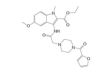 ethyl 3-({[4-(2-furoyl)-1-piperazinyl]acetyl}amino)-5-methoxy-1-methyl-1H-indole-2-carboxylate