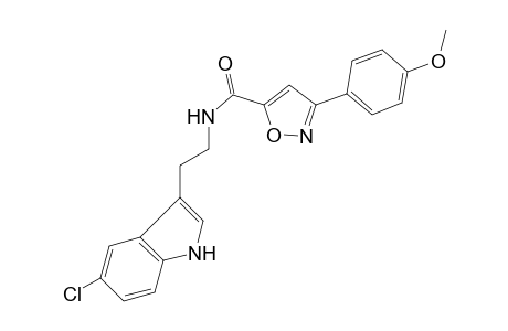N-[2-(5-chloro-1H-indol-3-yl)ethyl]-3-(4-methoxyphenyl)-1,2-oxazole-5-carboxamide