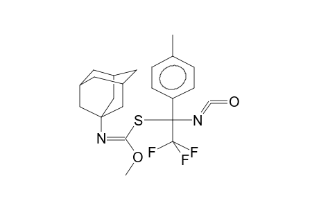 ALPHA-TRIFLUOROMETHYL-ALPHA-[N-(1-ADAMANTYL)METHOXYIMINOCARBONYLTHIO]-PARA-METHYLBENZYLISOCYANATE