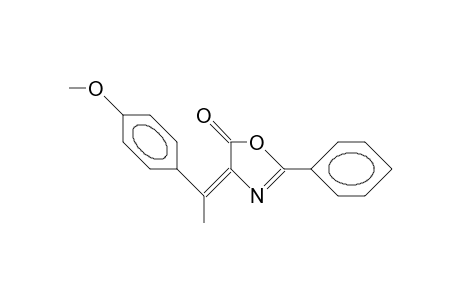 E-4-(ALPHA-4'-METHOXYPHENYL-ETHYLIDIN)-2-PHENYL-5(4H)-OXAZOLONE