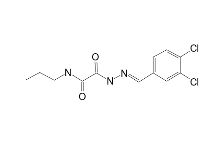 Acetamide, 2-(3,4-dichlorobenzylidenhydrazino)-2-oxo-n-propyl-