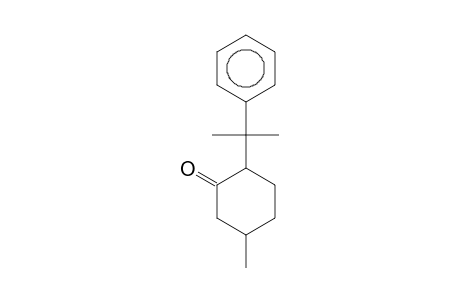 5-Methyl-2-(1-methyl-1-phenylethyl)cyclohexanone