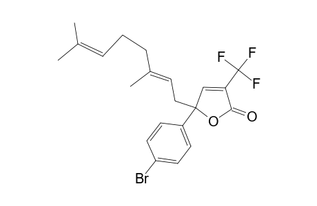 5-(4-BROMOPHENYL)-5-(3,7-DIMETHYLOCTA-2,6-DIENYL)-3-TRIFLUOROMETHYL-5H-THIOPHEN-2-ONE