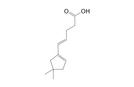 4-Pentenoic acid, 5-(4,4-dimethyl-1-cyclopenten-1-yl)-, (E)-