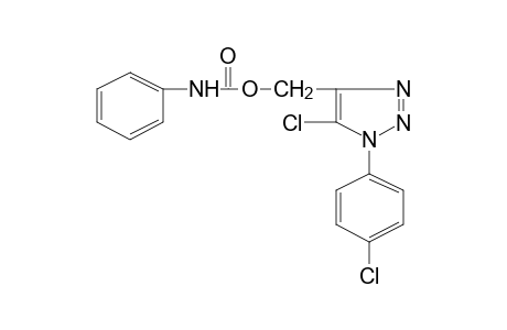 5-chloro-1-(p-chlorophenyl)-1H-1,2,3-triazole-4-methanol, carbanilate (ester)